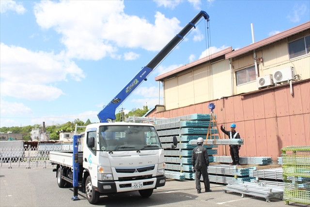 建築資材の運搬